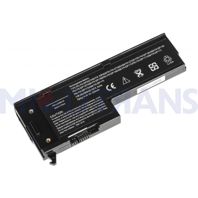 Para IBM Lenovo ThinkPad X60 X60S X61 7673 X61S 7669 Batería de laptop