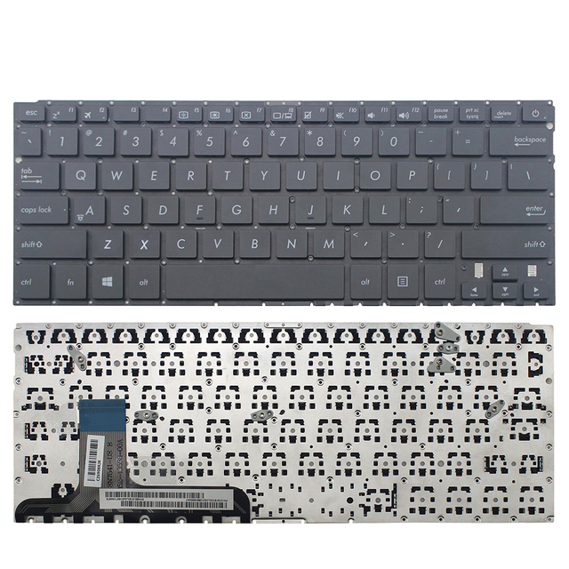 Nuevo teclado para computadora portátil de EE. UU. Para ASUS UX305 sin teclado de marco