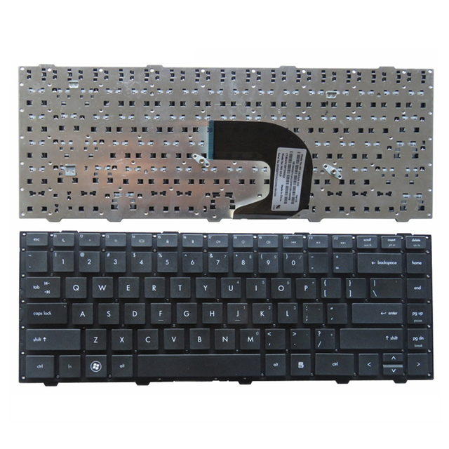 Nuevo teclado para reemplazo de computadora portátil HP ProBook 4440S con marco plateado Inglés de EE. UU.