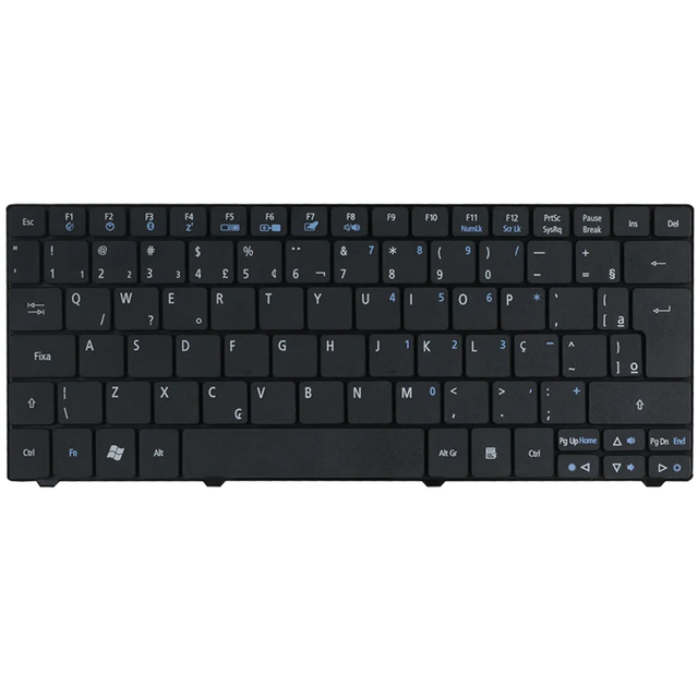 Para Acer Aspire One 722 Nuevo teclado para computadora portátil Diseño BR