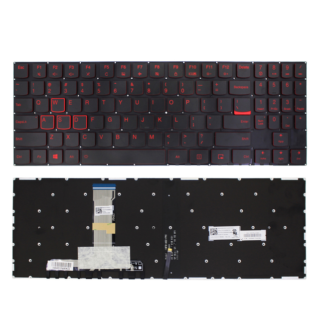 Nuevo teclado para Lenovo Y720-15 Laptop Diseño de teclado de EE. UU.