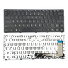 Reemplazo nuevo teclado de computadora portátil de EE. UU. Para Lenovo 110-14 con marco con teclado de potencia en inglés