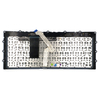 Teclado inglés para computadora portátil de EE. UU. Para HP ENVY 15-3000 con marco plateado