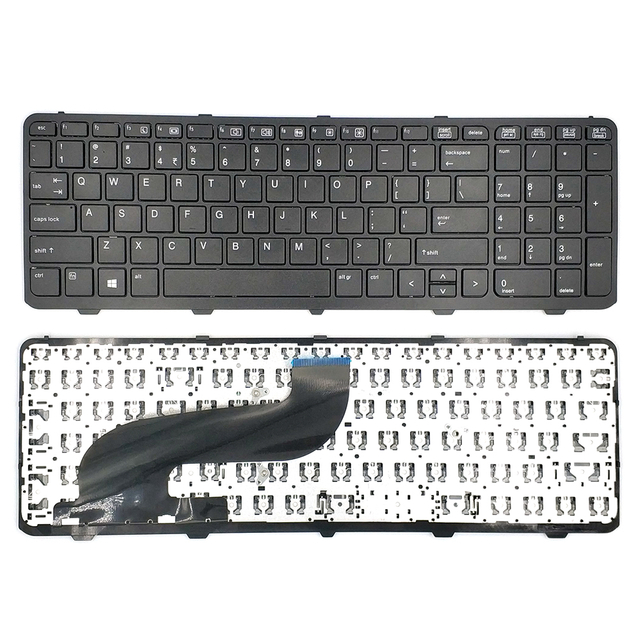 Nuevo teclado en inglés para HP ProBook 650 G1, diseño de EE. UU. con marco, teclado para computadora portátil
