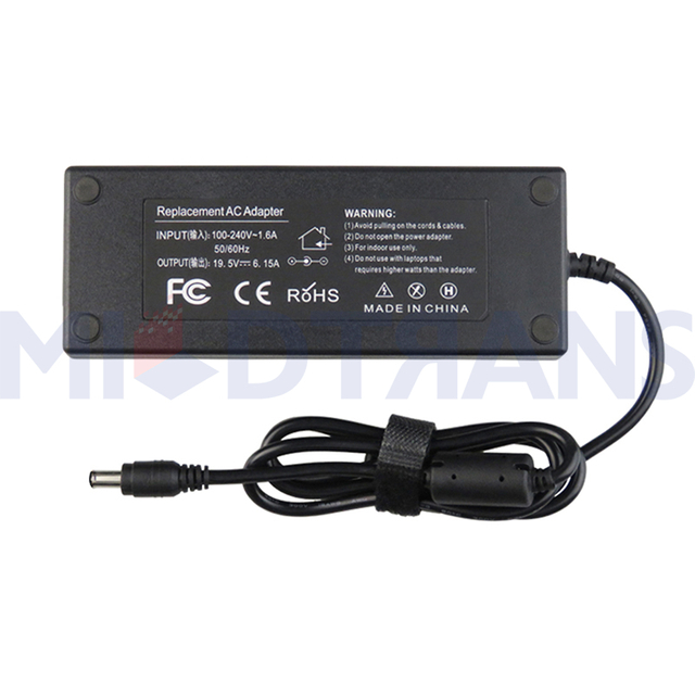 Para Sony 19.5V 6.15A 6.0*4.4 mm Notebook CA Adaptador de alimentación Cargador