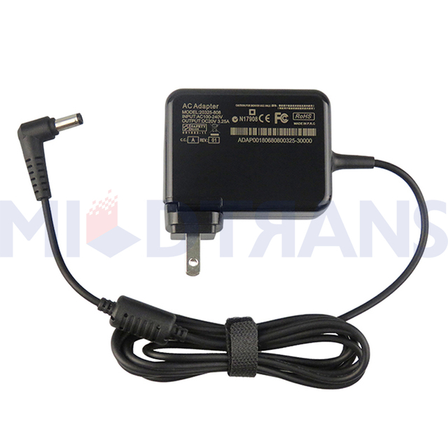 Para Lenovo 20V 3.25A 4.0*1.7 mm 65W Adaptador de computadora portátil