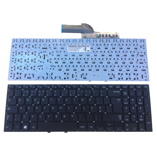 Teclado de reemplazo para Samsung NP270E5A BR Nuevo diseño de teclado para computadora portátil BR