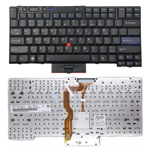 EE. UU. Nuevo para Lenovo T410 con puntero con teclado retroiluminado para computadora portátil