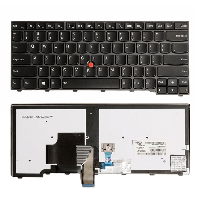 Nuevo teclado de computadora portátil en inglés de EE. UU. Para Lenovo Thinkpad T440S