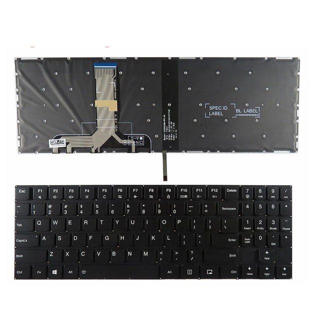 Nuevo teclado de computadora portátil para Lenovo Y720-15IKB Diseño de teclado de EE. UU.