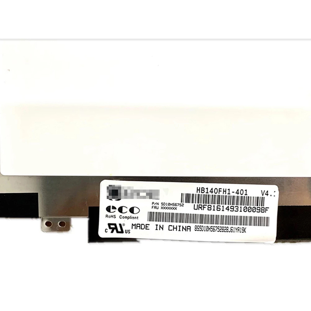 Pantalla de portátil de 14,0 pulgadas HB140FH1-401 Pantalla LED LCD 1920x1080 30 pines EDP