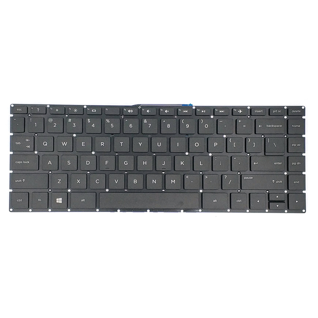 Nuevo teclado para computadora portátil de EE. UU. Para diseño en inglés HP 14-AC