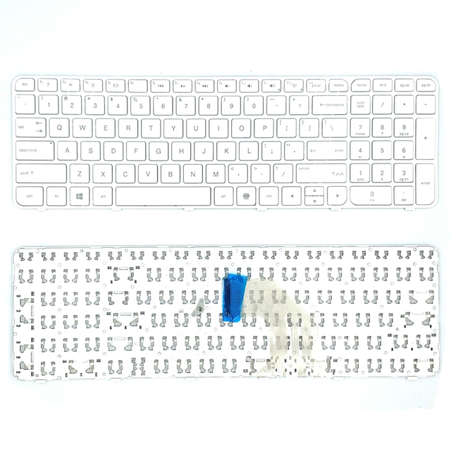 Teclado de computadora portátil en inglés para HP para Pavilion G6-2000 Series Teclado de diseño de EE. UU. Blanco