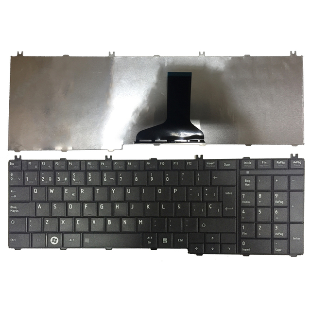 Teclado español para portátil Toshiba L670 L670D L675 L675D C660 C660D C655 L655 L655D C650 C650D L650 C670 L750 L750D SP