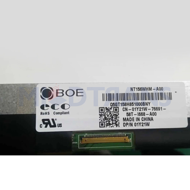 Reemplazo NT156WHM-A00 NT156WHM A00 15.6 "Pantalla LCD LCD LED LED de pulgada HD 1366X768