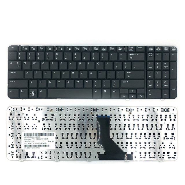 Teclado de EE. UU. Apto para teclado de portátil HP CQ60 en inglés