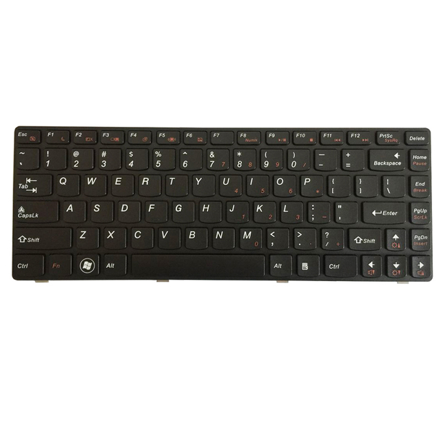 Producto caliente apto para Lenovo Z460 US Layout Notebook Laptop Keyboard