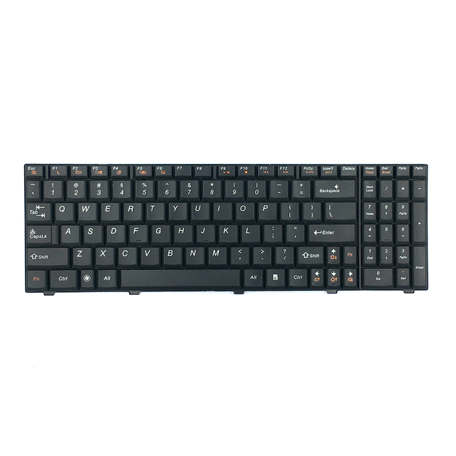 Reemplazo del teclado del ordenador portátil con diseño de EE. UU. Para Lenovo IdeaPad G560, teclado para portátiles, nuevo