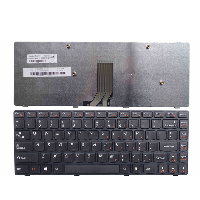 Nuevo teclado de EE. UU. Para el teclado del portátil Lenovo V370 EE. UU.