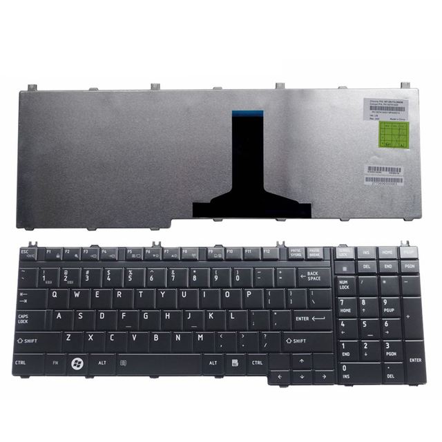 Nuevo teclado portátil para teclado Toshiba F750 diseño de EE. UU.