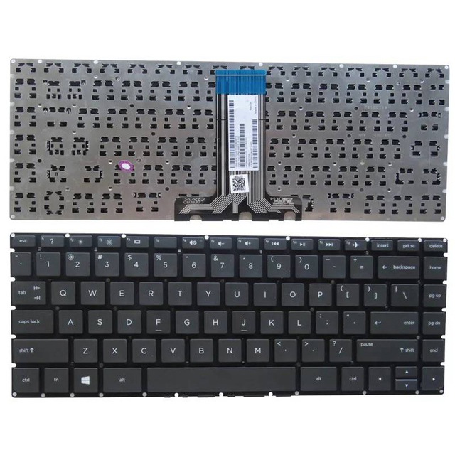 Teclado inglés para HP 14-AB US Layout Laptop Keyboard Black New