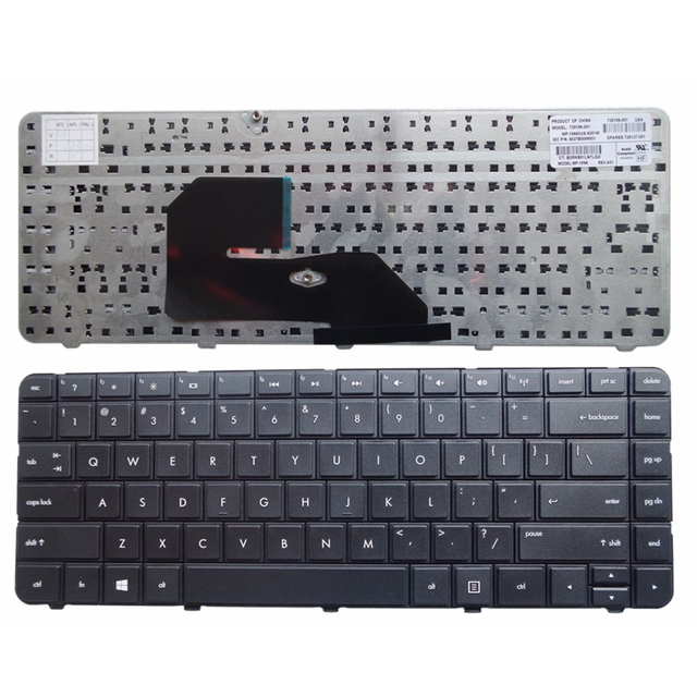 Teclado de ordenador portátil de venta caliente para teclado de diseño de EE. UU. HP 242 G1