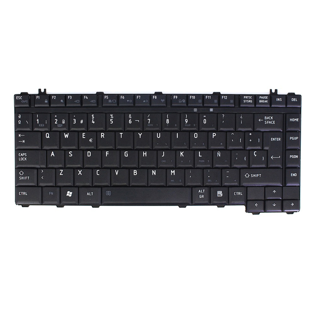 Nuevo teclado español para Toshiba A200 M200 A300 M300 L300 L305D M205 L200 L205 portátil SP diseño de teclados