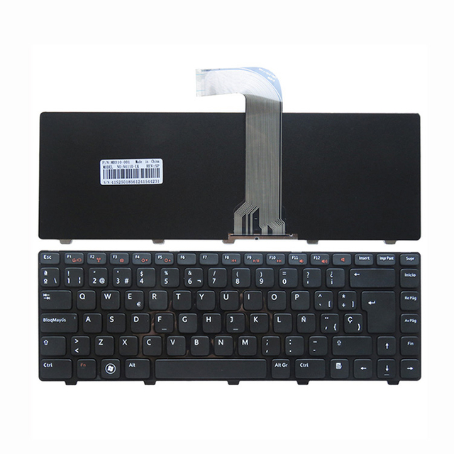 Nuevo teclado español para DELL 14R N4110 M4110 N4050 M4040 N5050 M5050 M5040 N5040 X501LX502L P17S N4120 M4120 L502X SP teclado