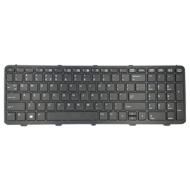 Nuevo teclado en inglés para HP ProBook 650 G1, diseño de EE. UU. con marco, teclado para computadora portátil