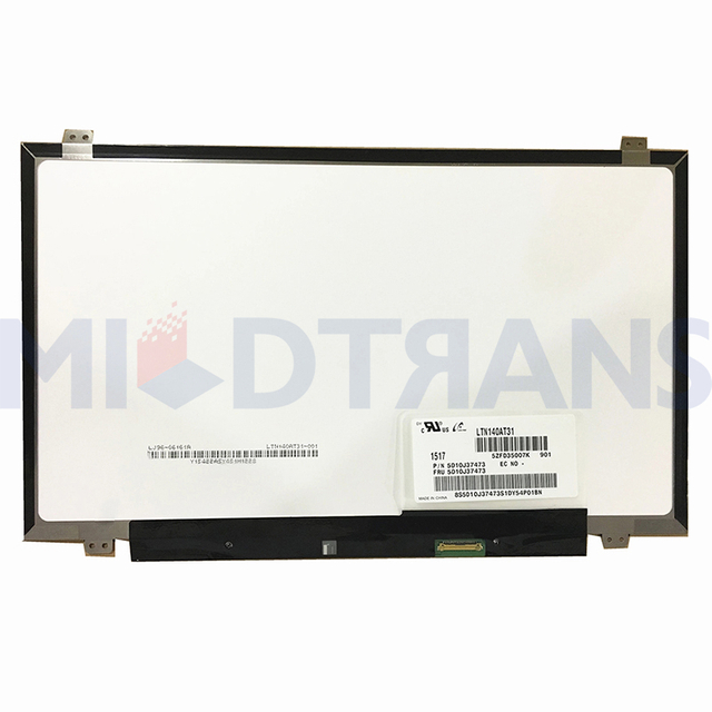 LTN140AT31-401 LTN140AT31 401 NUEVO 14 pulgadas 30 pin EDP 1366*768 Pantalla LCD LAPTOP