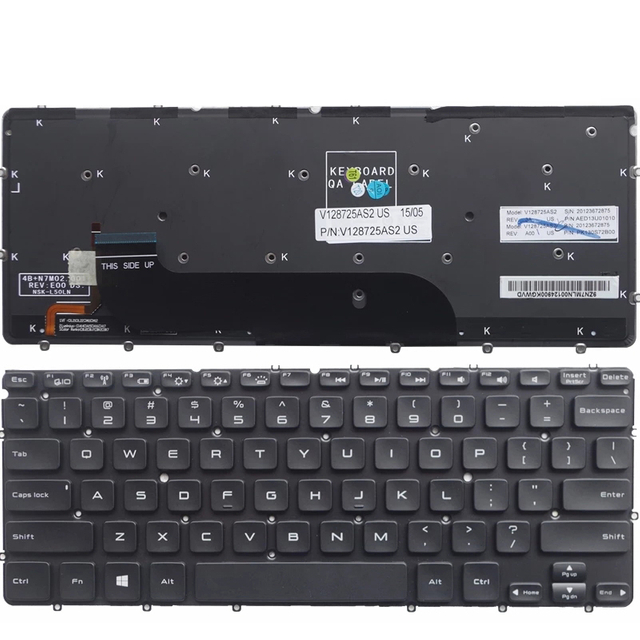 Teclado inglés para portátil Dell XPS L321X reemplazo de portátil teclado con diseño de EE. UU.