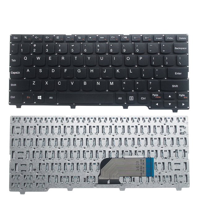 Teclado de computadora portátil de EE. UU. para Lenovo Ideapad 100S-11 Diseño de teclado de EE. UU.