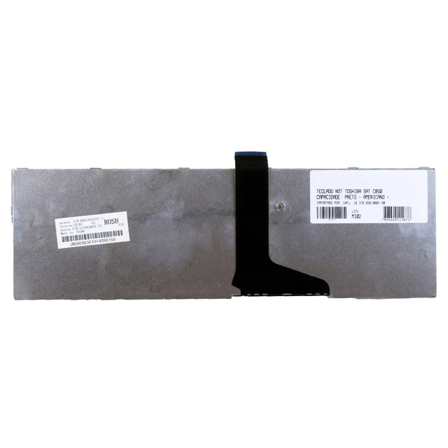 Teclado de computadora portátil de cuaderno de reemplazo en caliente para diseño de Toshiba C850 BR