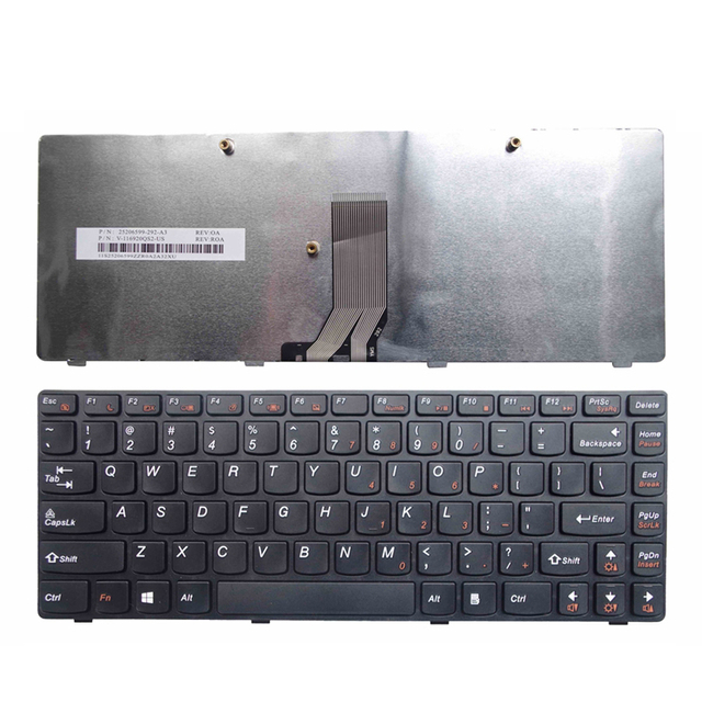 Para Lenovo Laptop Keyboard G470 Reemplazo EE. UU. Disposición en inglés