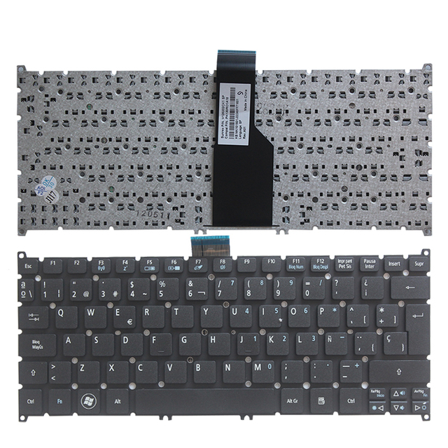 Nuevo teclado de ordenador portátil español para Acer Aspire S3 S3-331 S3-391 S3-951 S3-371 S5 S5-391 S5-951 SP teclado