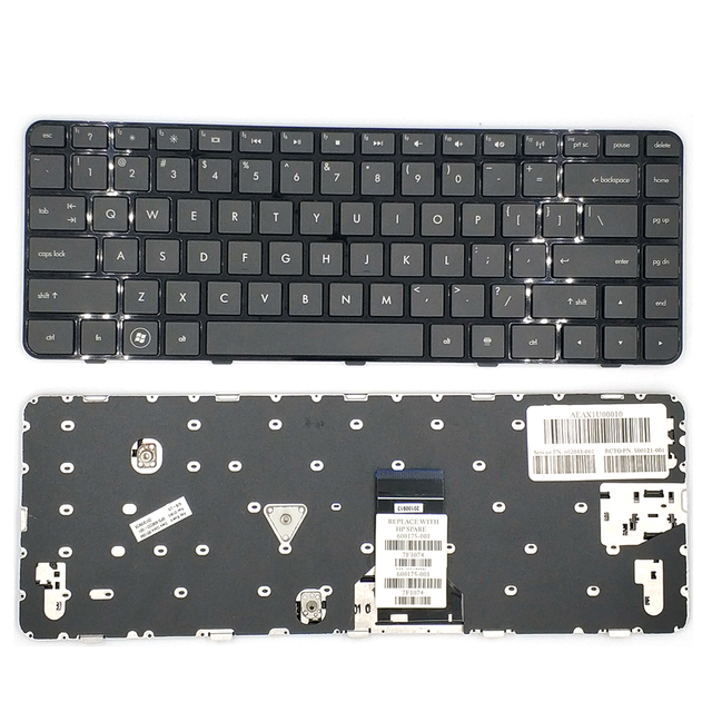 Reemplazo de teclado de EE. UU. Apto para teclado de computadora portátil HP DV5-2000 en inglés