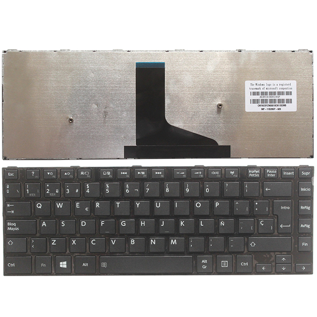 Teclado de ordenador portátil SP para Toshiba L40D-A C40-A C40D C40 S40-A C45 C45T teclado español
