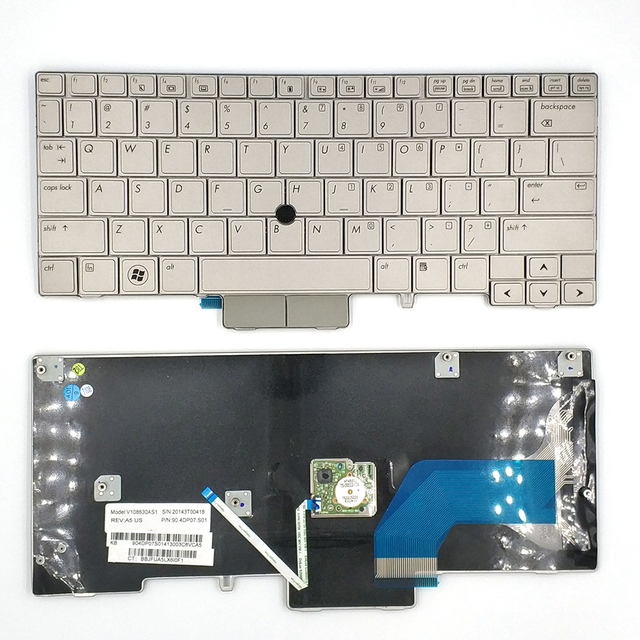 Teclado de portátil para teclado de portátil HP 2740p diseño de EE. UU.