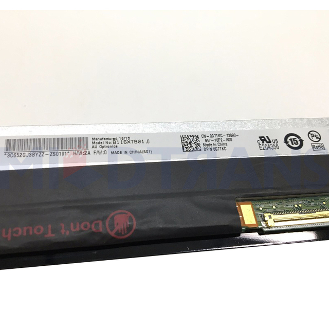 B116XTB01.0 B116XTB01 0 AUO 11.6 pulgadas Pantalla de computadora portátil Módulo de visualización LCD