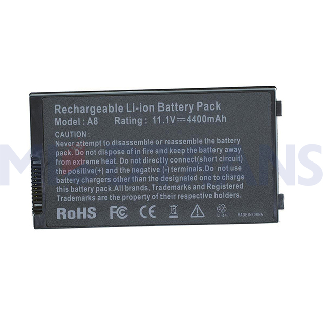 Para ASUS A8 A8A A8F A8E A8H A8M A8000F N80 N81V Z99 X80 BATERÍA DE LAPTOP