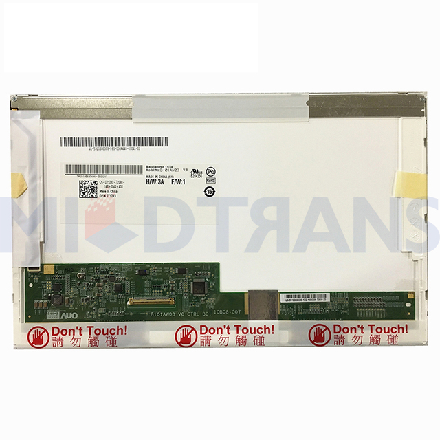 B101AW03 V0 10.1 pulgadas 1024x600 Panel de pantalla LCD LCD Panel de 40 pines LVDS