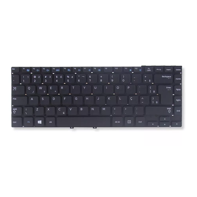Teclado de reemplazo para Samsung NP270E4A BR Nuevo diseño de teclado para computadora portátil BR
