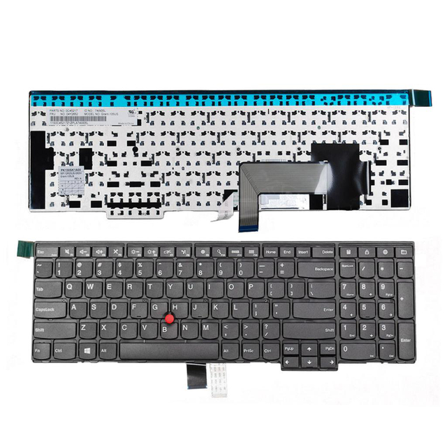 Teclado de computadora portátil de EE. UU. Para Lenovo ThinkPad E531 Diseño de teclado de EE. UU.