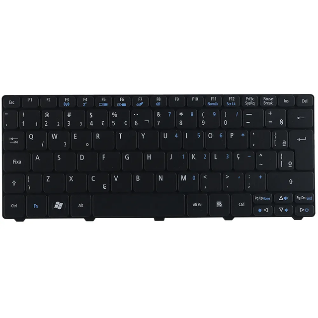 Teclado Brasil BR para Acer Aspire One D260