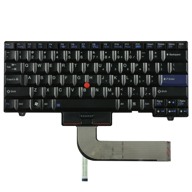 Nuevo teclado para Lenovo Thinkpad SL410 US Teclado para computadora portátil con marco con puntero
