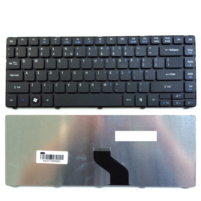 Nuevo teclado para computadora portátil de EE. UU. PARA teclado Acer Aspire 4741Z
