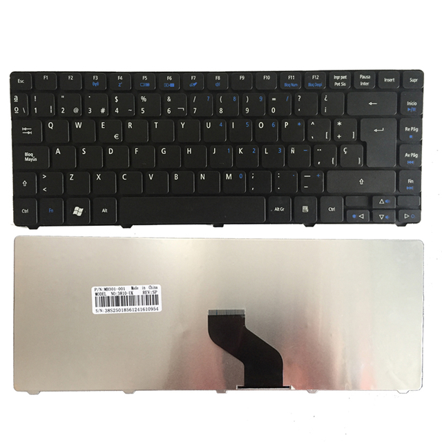 Teclado de ordenador portátil español para Acer Aspire 3410 3410T 3410G 3810 3810TG 3810T 3815 3820 3820G 3820T 4820 4820G 4820TG SP teclado