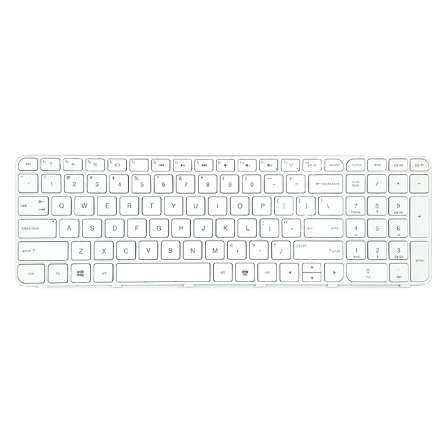 Teclado de computadora portátil en inglés para HP para Pavilion G6-2000 Series Teclado de diseño de EE. UU. Blanco