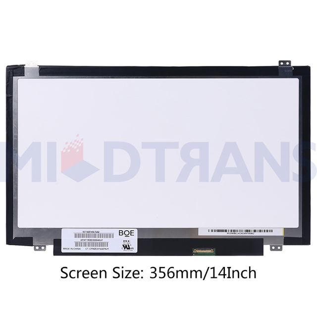 NT140FHM-N42 NT140FHM N42 14.0 "Pantalla LCD de laptop de pulgada para Lenovo V145-14 V310-14 IdeaPad 120S-14 320-14 330-14 30pin
