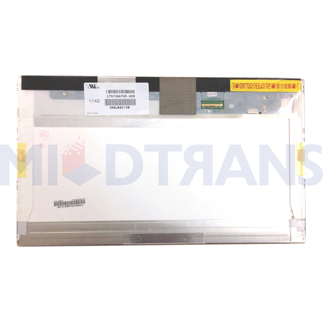 LTN156AT05-U09 LTN156AT05 U09 15.6 pulgadas 1366x768 LVDS TFT-LCD Pantalla para computadora portátil 